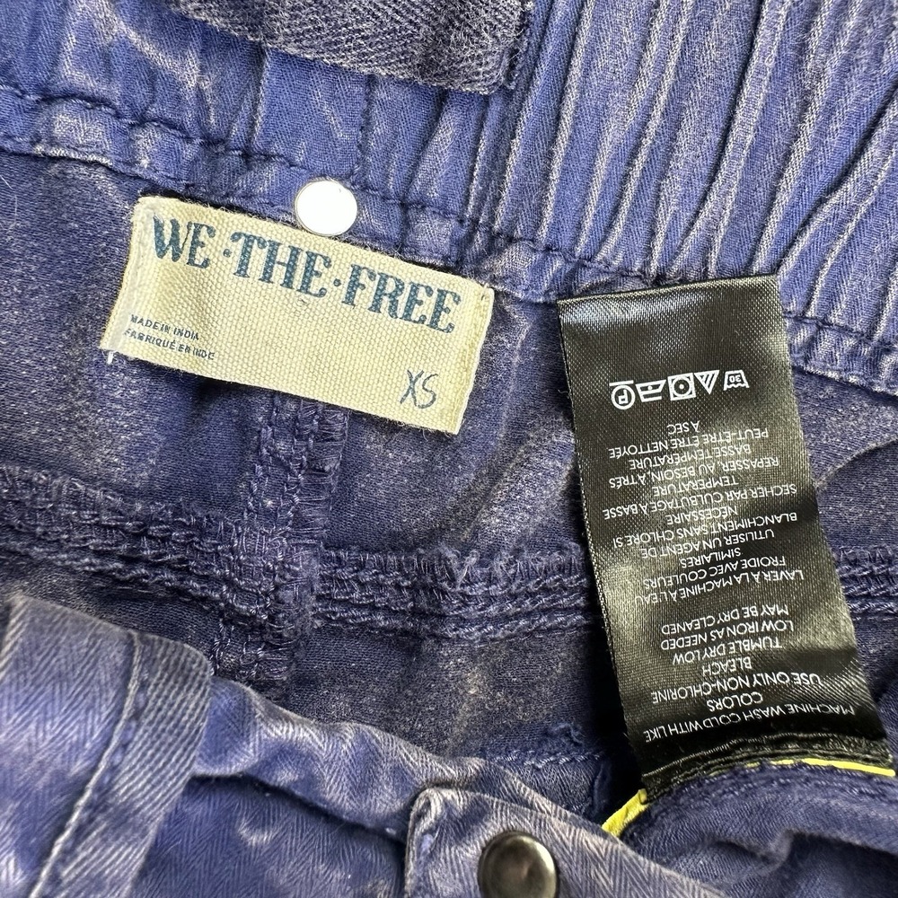 Free People We The Free Cant Compare Slouch Cargo Pants XS Purple Pockets Boho - Picture 10 of 12
